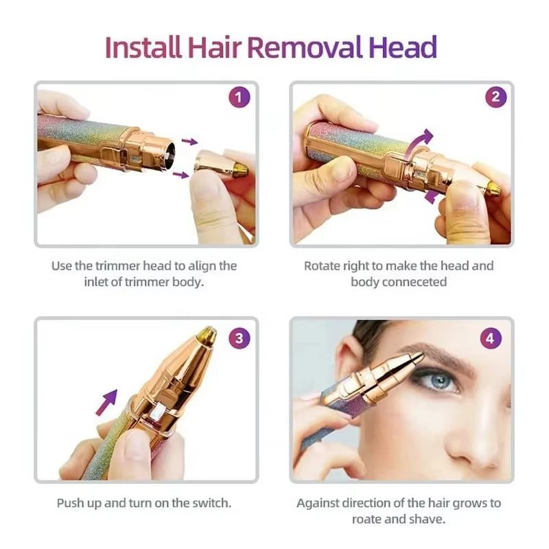 2 In 1 Eyebrow Trimmer