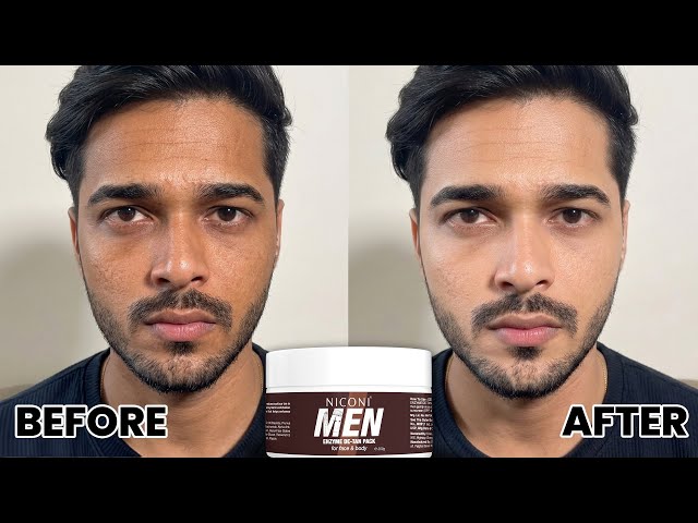 Niconi Men Enzyme De-Tan Pack For Face & Body